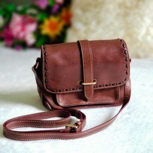 Dooney & Bourke Florentine Binocular Crossbody Bag Chestnut